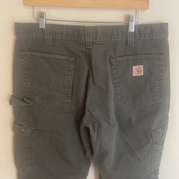 Carhartt Double Knee Relaxed Fit Utility Work Cargo Pants - Picture 9 of 10